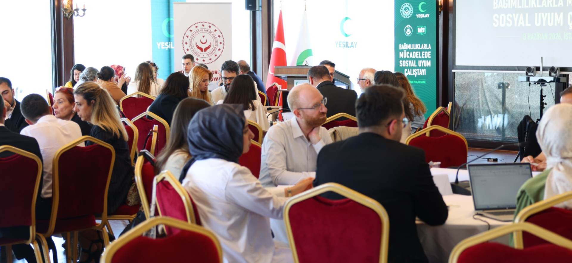 Bağımlılıklarla Mücadelede Sosyal Uyum Çalıştayı bağımlılıklarla mücadele, sosyal uyum çalıştayı, yeşilay, sosyal hizmetler, toplum sağlığı, halk sağlığ
