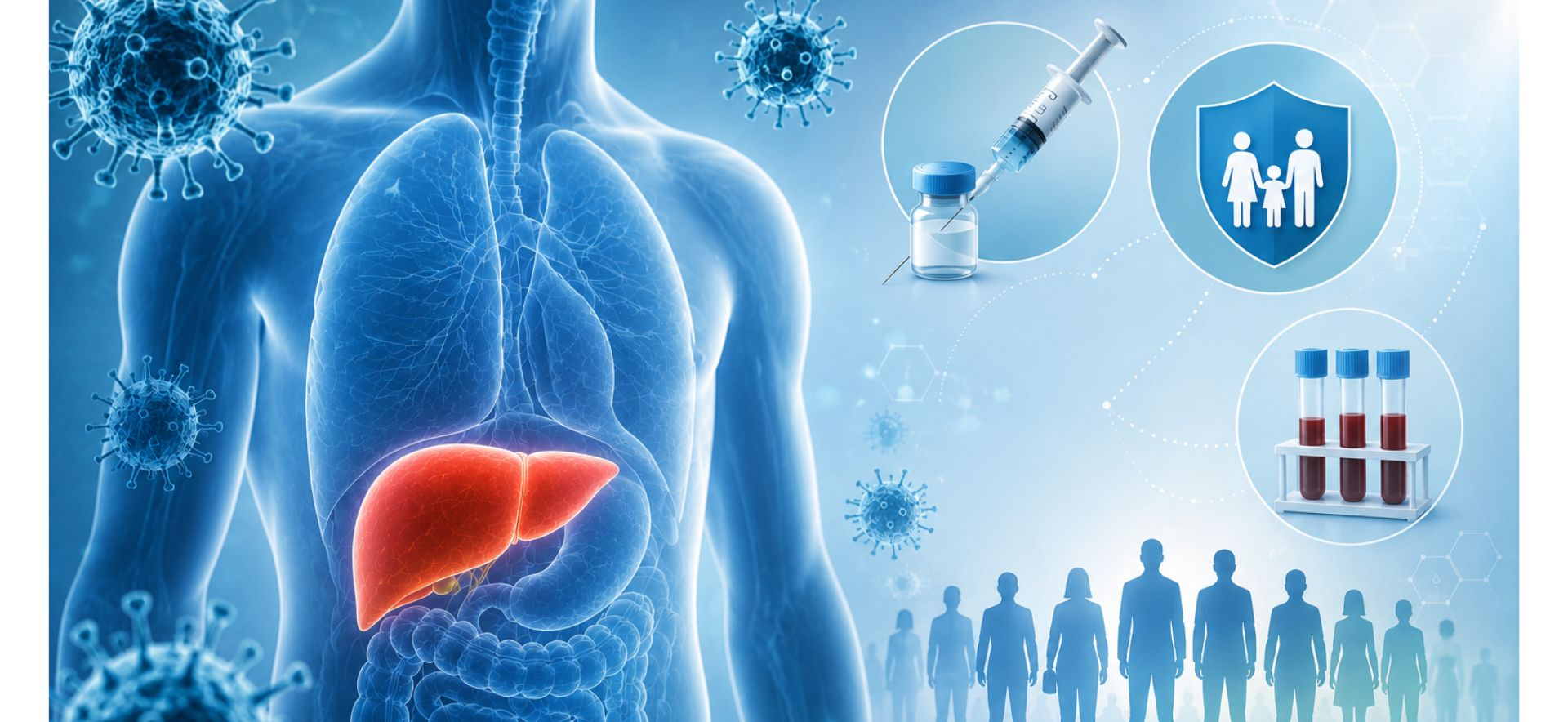 Viral Hepatitler: Karaciğer Sağlığı, Korunma ve Erken Tanı hepatit, viral hepatitler, karaciğer, karaciğer sağlığı, Hepatit B, Hepatit C, hepatit aşısı, hepatit taraması, erken tanı, viral enfeksiyon, kan testi, hepatitten korunma, hepatit farkındalığı